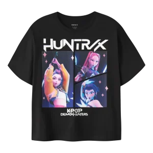 Name It T-shirt - Nkfmara SS Nreg Noos Sky - Black/KPOP