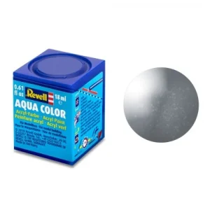 Revell Metallic Steel Aqua Color Acrylic - 18 ml
