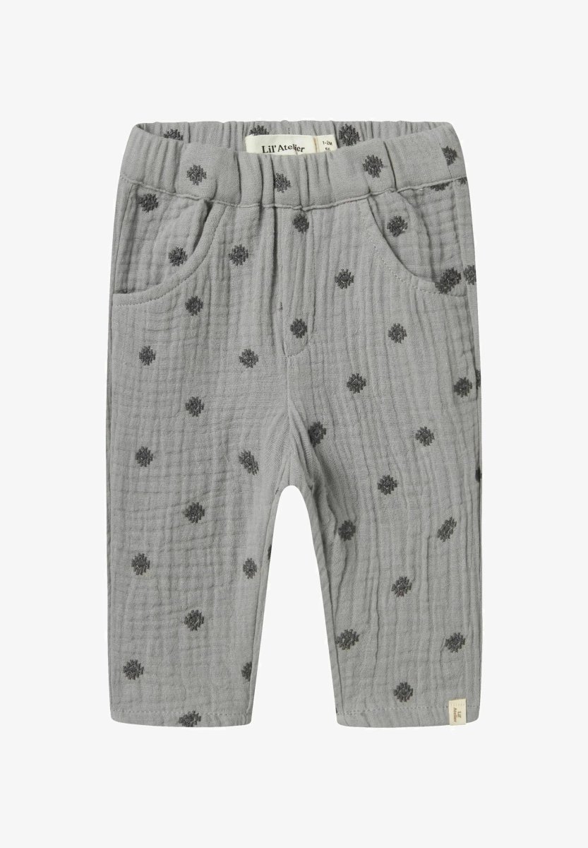 Lil’ Atelier Baby Bukser - Koala - Ultimate Grey