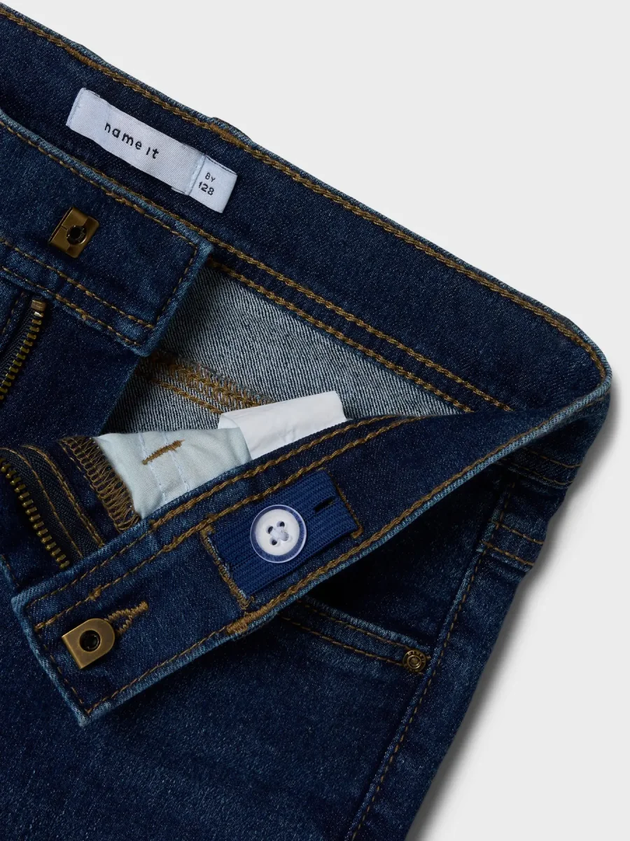 Name It Slimfit Jeans - Nkmsilas - Dark Blue Denim - Billede 4