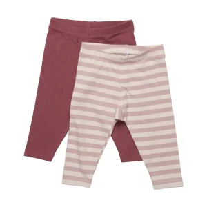 Minymo - Leggings (2-Pack) - Violet Ice