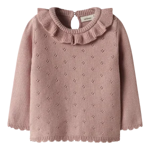 Lil' Atelier Striktrøje - Nmflaguna - Noos - Misty Rose
