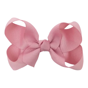 Little Wonders - Kamille 5 cm. Sløjfe Grosgrain - Quartz Rosa