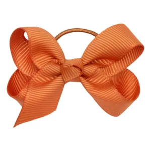 Little Wonders - Lucca 5 cm. Sløjfe Med Elastik Grosgrain - Ginger