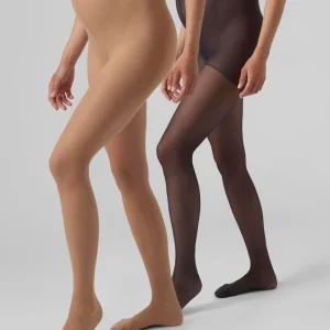Mamalicious - Malou Strømpebukser 20 Den 2-Pack Noos - Black/Tan