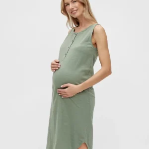 Mamalicious - Evia Lia Jersey Kjole - Sea Spray