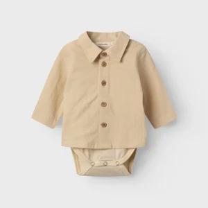 Lil 'Atelier - Ruba Langærmet Boxy Body Skjorte - Wood Ash