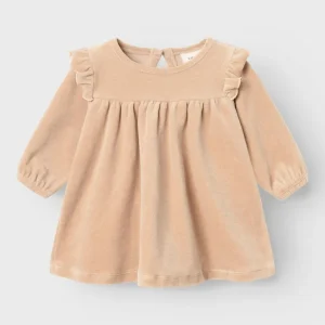Lil 'Atelier - Rimia Langærmet Løs Sweat Kjole - Nougat