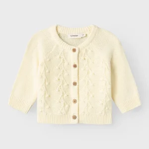 Lil 'Atelier - Kaja Langærmey Strik Cardigan - Lemon Icing