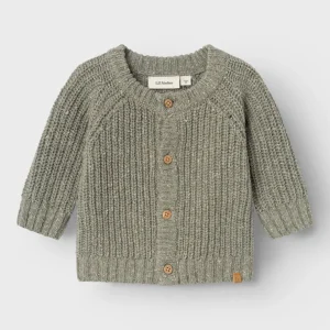 Lil 'Atelier - Olfert Langærmet Strik Cardigan - Seagrass