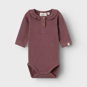 Lil 'Atelier - Thoro Hou Langærmet Slim Body - Rose Brown