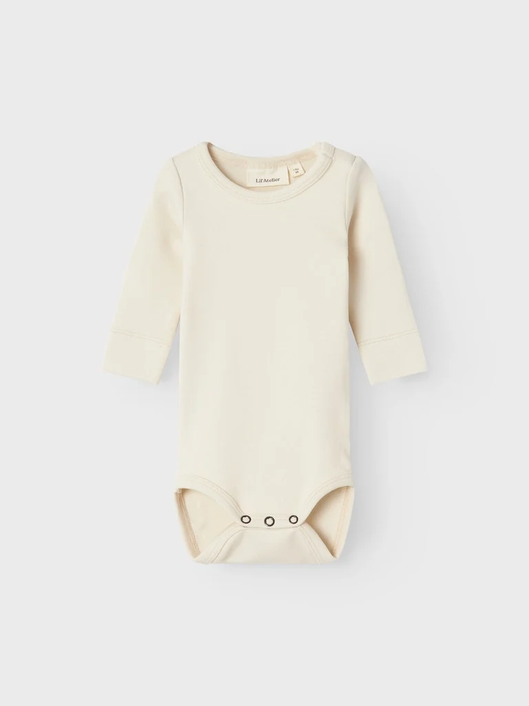 Lil 'Atelier - Gayo Langærmet Slim Body Noos - Turtledove - Billede 2