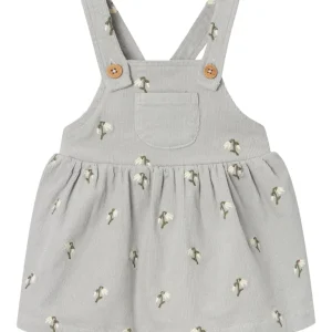 Lil' Atelier Kjole - NBFNelly Loose Cord Skirtall - Mirage Gray/Vintergæk
