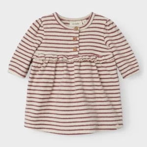 Lil 'Atelier - Thoro Langærmet Body Kjole Striber - Birch