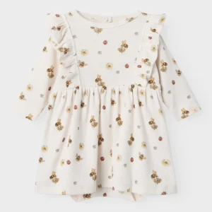 Lil 'Atelier - Lavo Ena Langærmet Slim Body Kjole - Coconut Milk
