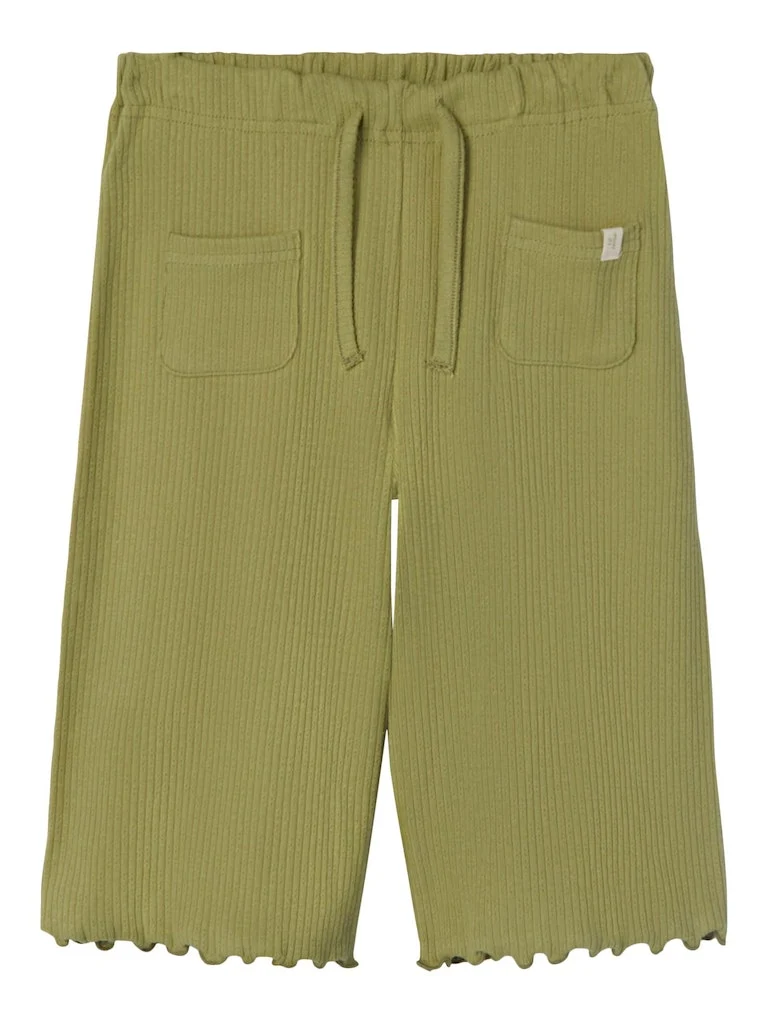 Lil 'Atelier - Helga Loose Cropped Bukser - Sage - Billede 2