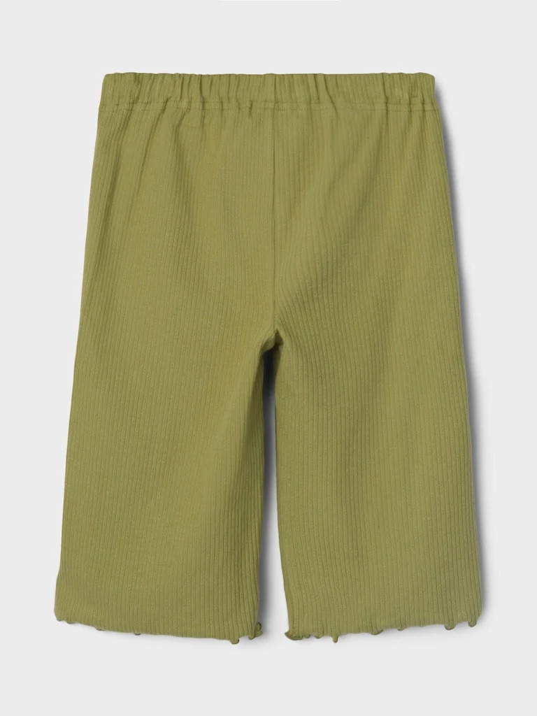 Lil 'Atelier - Helga Loose Cropped Bukser - Sage - Billede 4