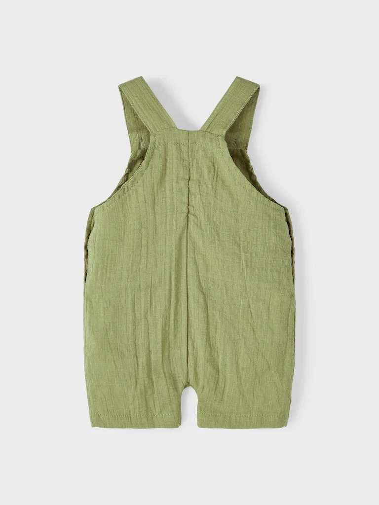 Lil 'Atelier - Hessa Loose Overall Shorts - Sage - Billede 3