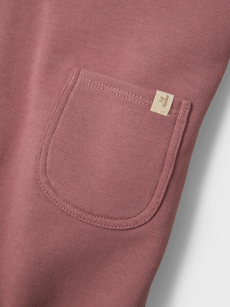 Lil 'Atelier - Doris Loose Sweat Overall - Nostalgia Rose - Billede 4