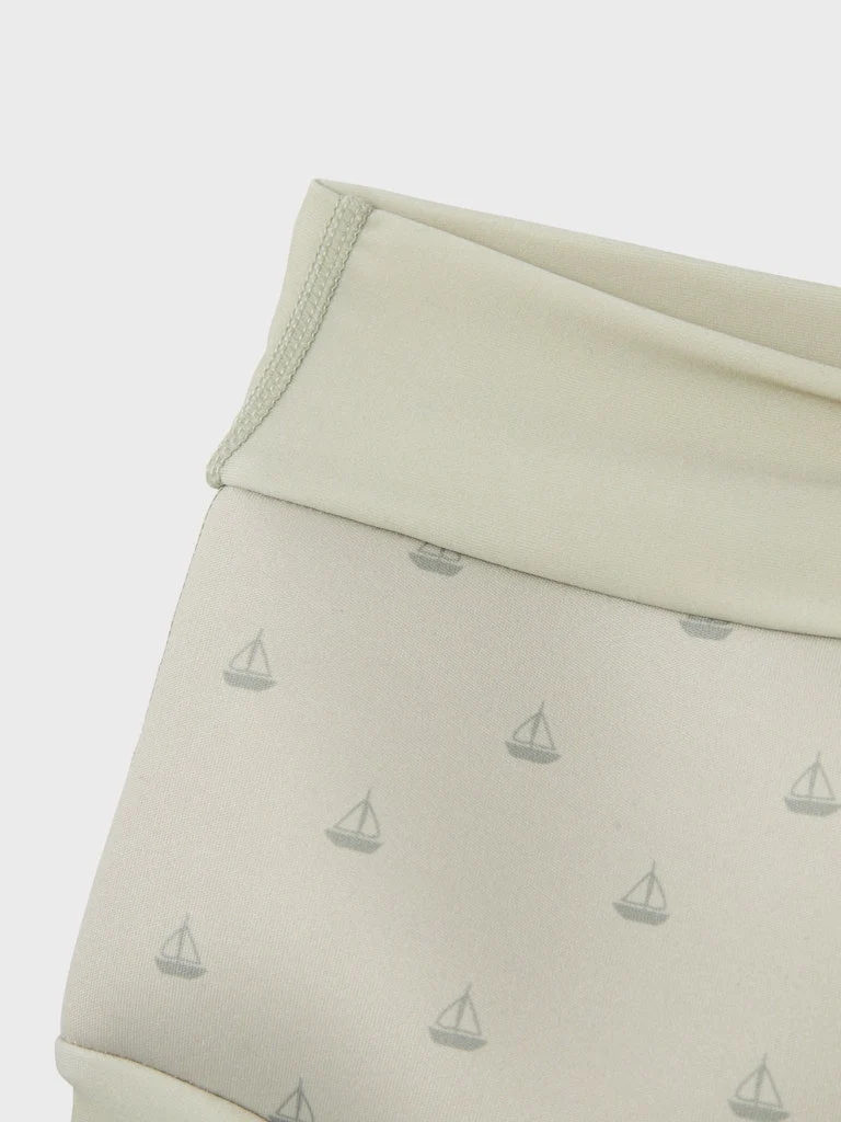 Lil 'Atelier - Fero Badebukser Med Neopren - Moss Gray - Billede 3