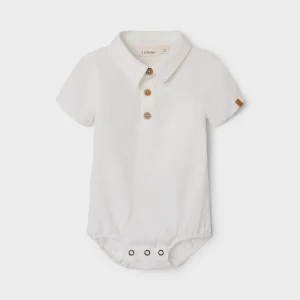 Lil 'Atelier - Hadam Kortærmet Loose Bodyskjorte - Coconut Milk