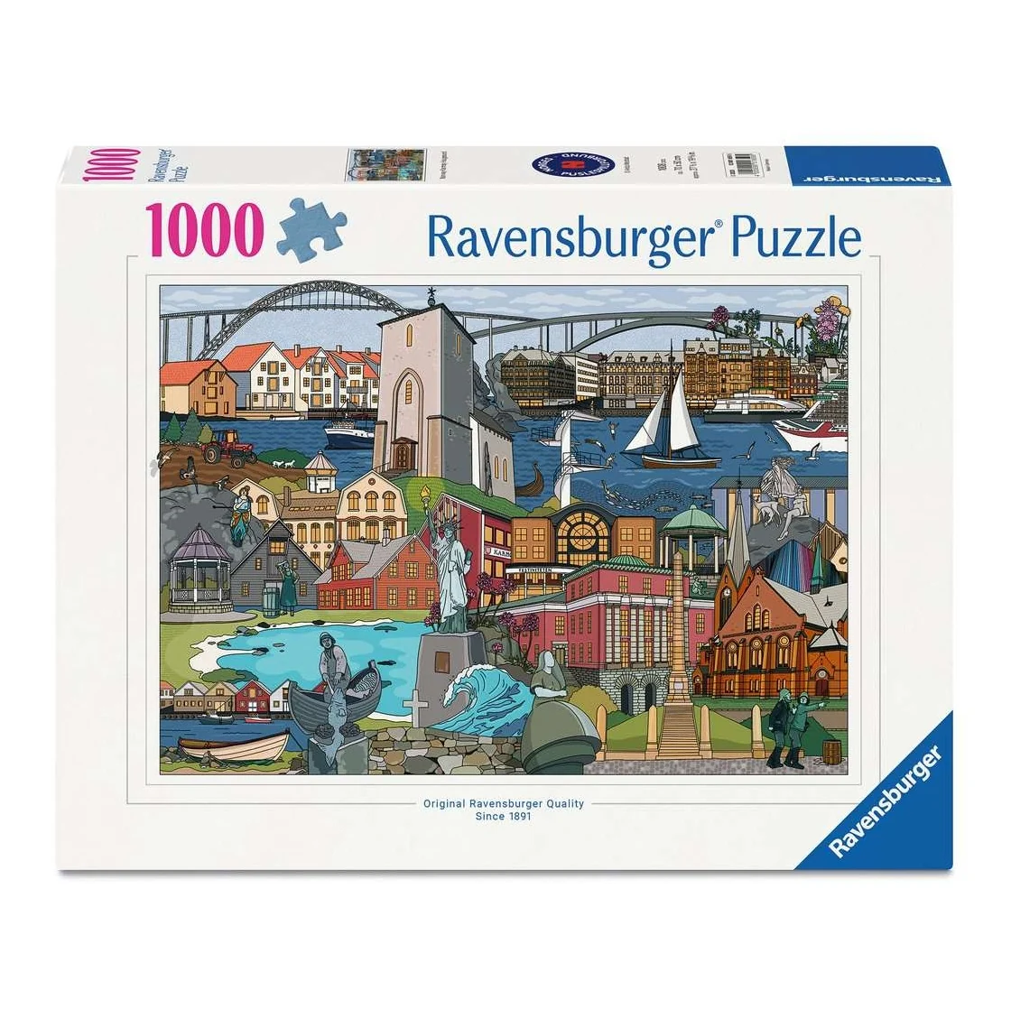 Norway Karmoy Haugesund - 1000 Brikker