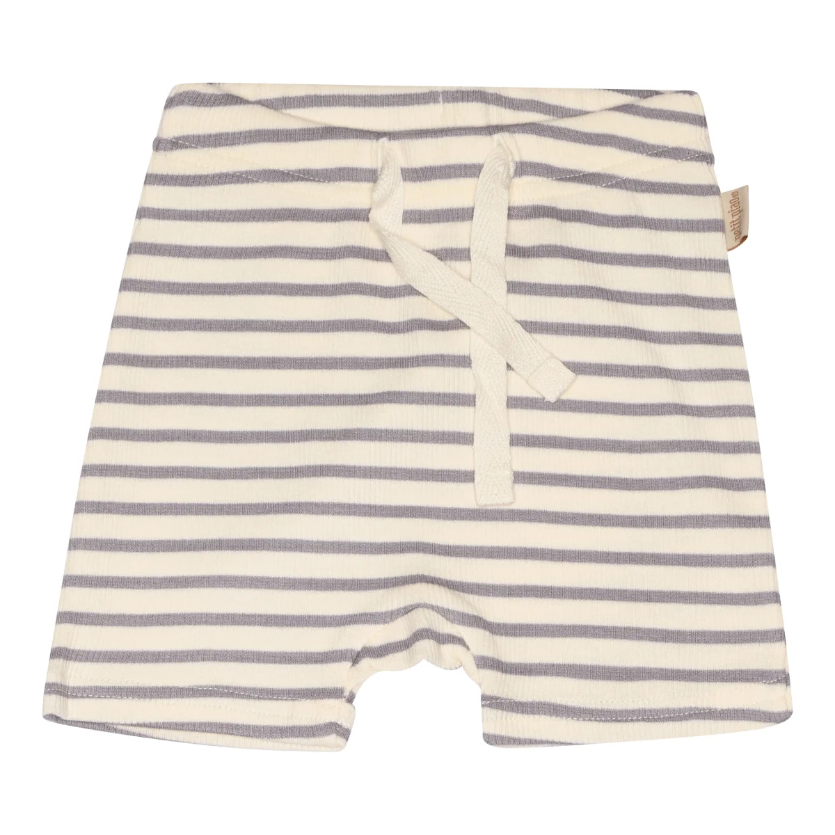 Petit Piao - Shorts Modal Striber - Dusty Lavender/Offwhite - Billede 2
