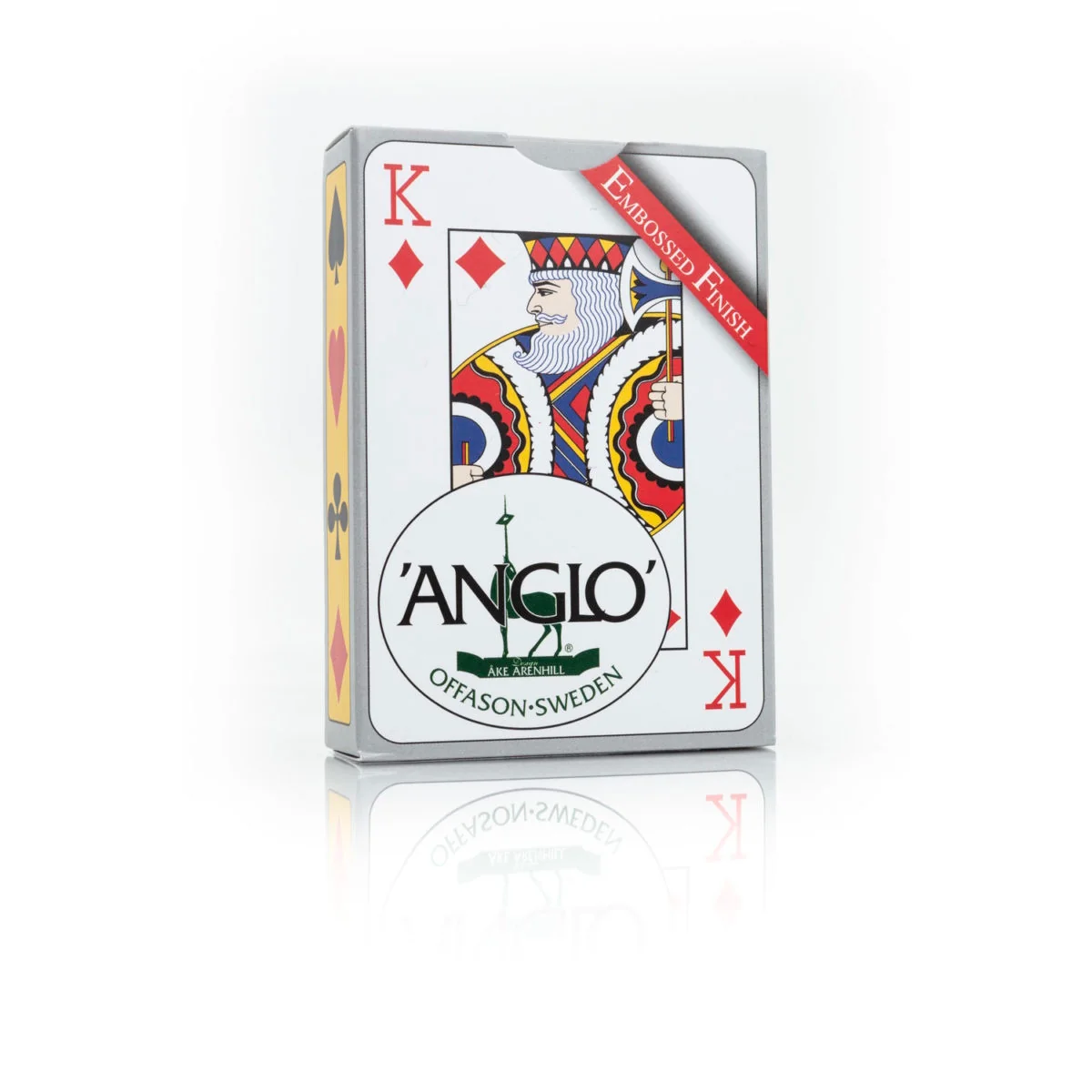 Anglo hvid m guld deco spillekort - Billede 3
