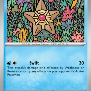 Staryu (Reverse Holo) – 120/165 (151) · Common · Lightly Played