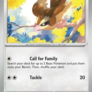 Pidgey – 016/165 (151) · Common · Lightly Played