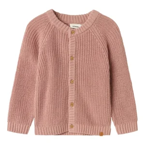 Lil' Atelier Strikket Cardigan - Nmnemlen Lin - Misty Rose