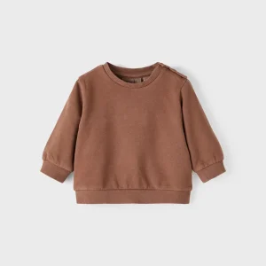 Lil 'Atelier - Leslie Langærmet Loose Sweat Bluse - Rocky Road
